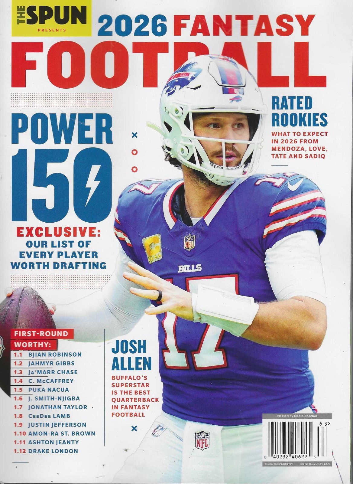 The Spun Fantasy Football Magazine 2026 : The Power 150