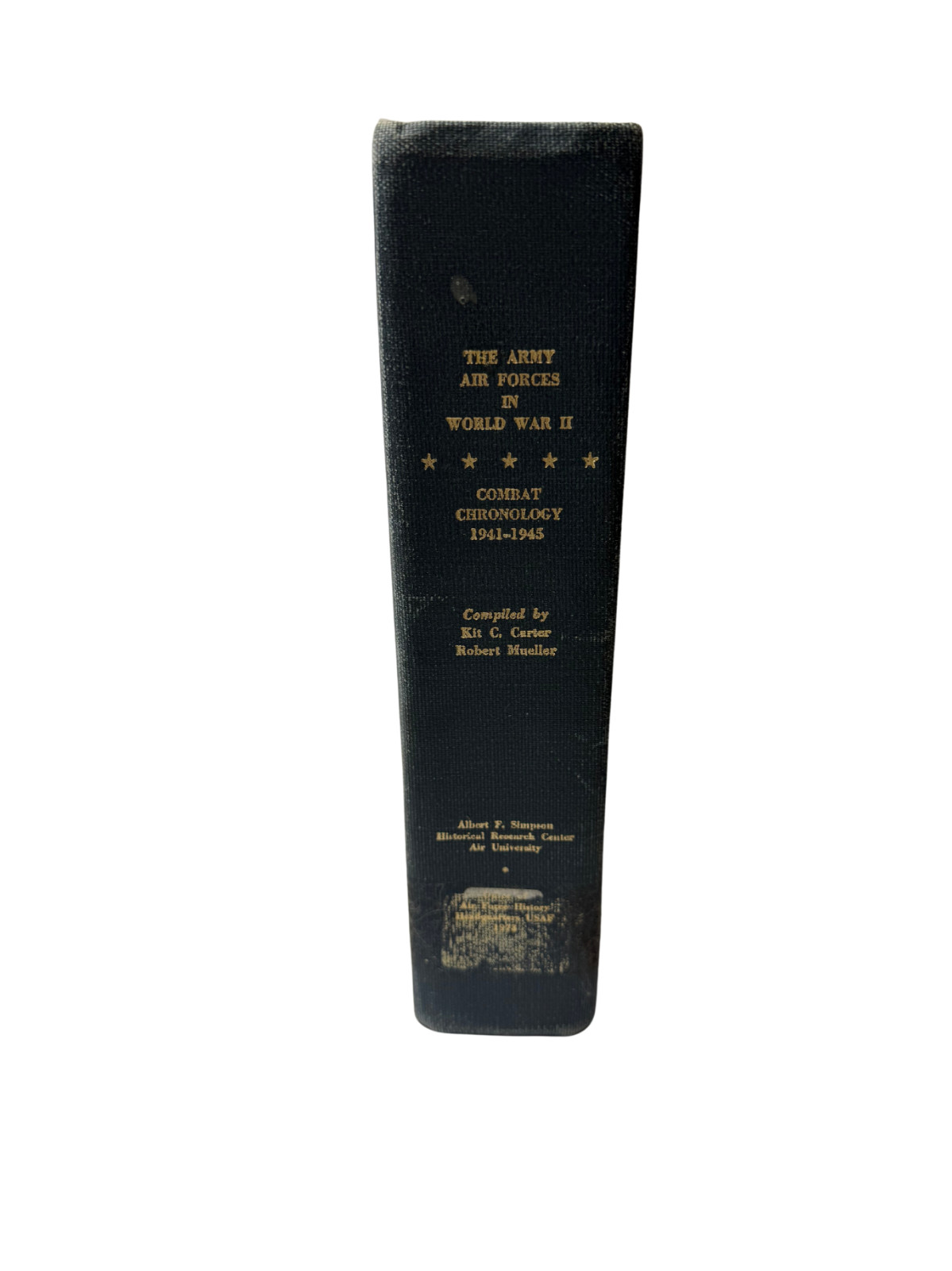 U.S. Army Air Forces in World War II: Combat Chronology, 1941-45 by Kit Carter