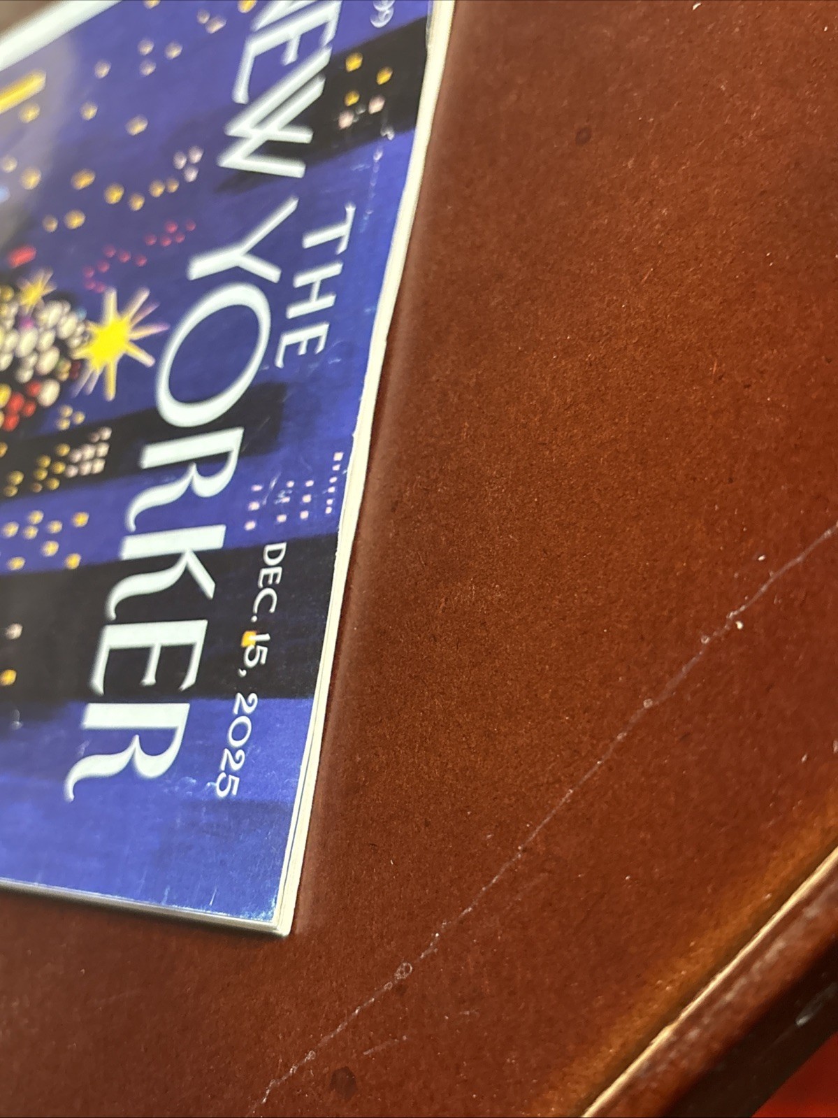 2025 THE NEW YORKER MAGAZINE • December 15th ,2025 Like New (#1170-1)