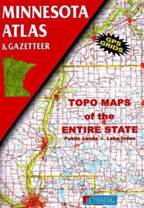 Minnesota Paperback DeLorme Map Staff