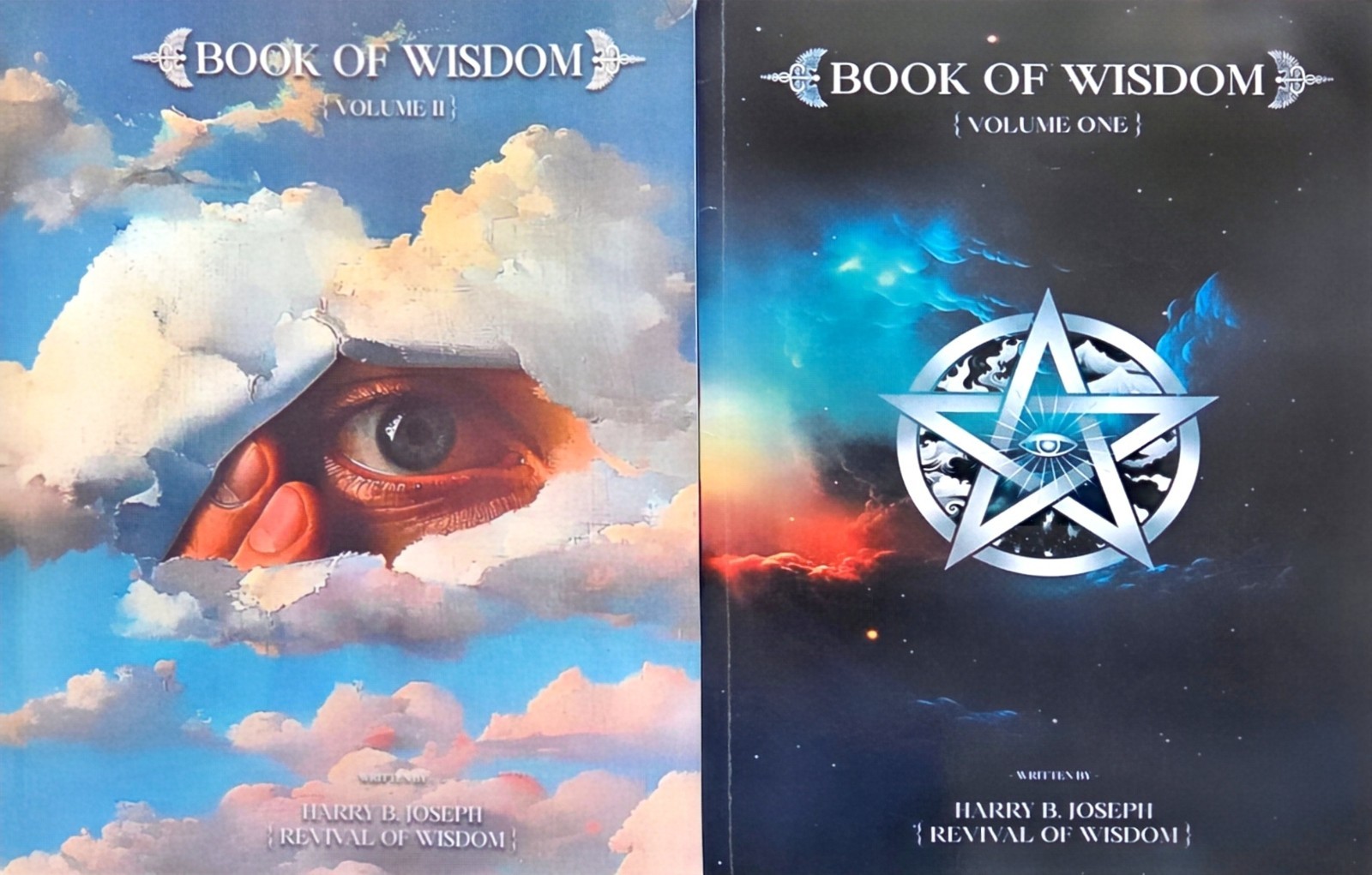 Book of Wisdom Volumes 1 & 2 by Harry B. Joseph 2-Book Spiritual Set USA Stock