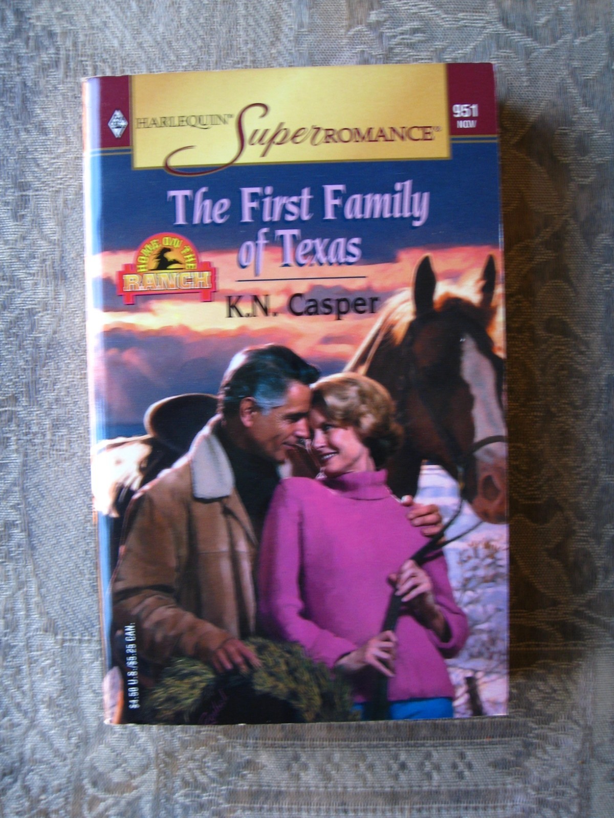 K.N. Casper – The First Family of Texas (Harlequin Superromance #951) paperback