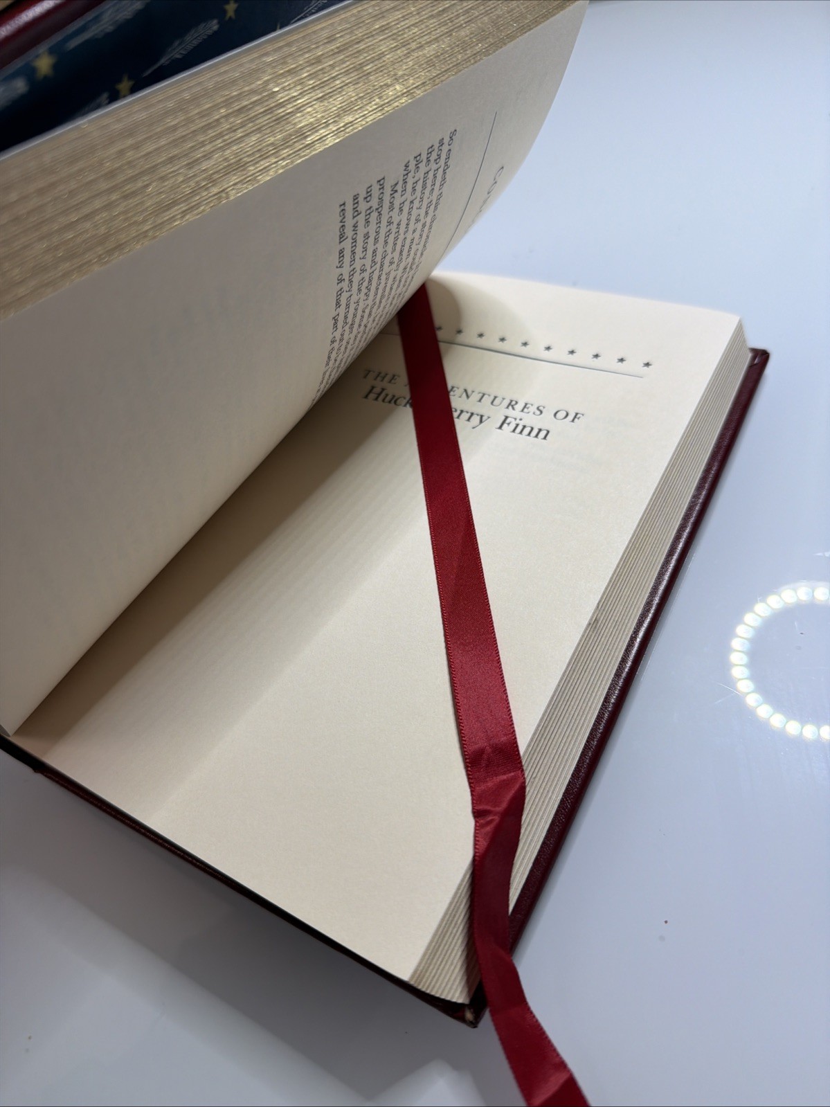 American Masterpiece Library Red Leather Bound Hardcover Book