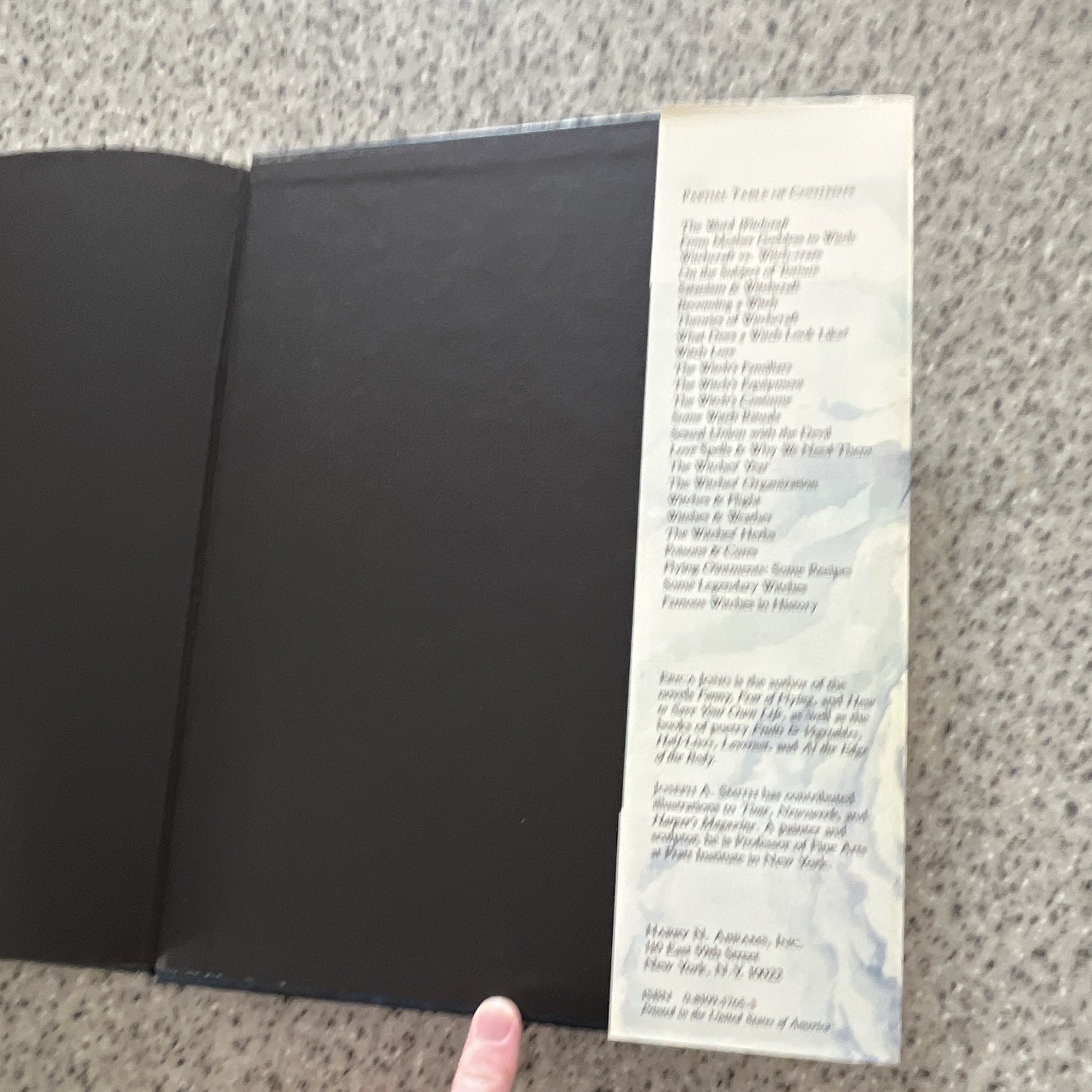 WITCHES BY: ERICA JONG 1981 FIRST EDITION HARDCOVER HC DJ BOOK WITH DUST JACKET