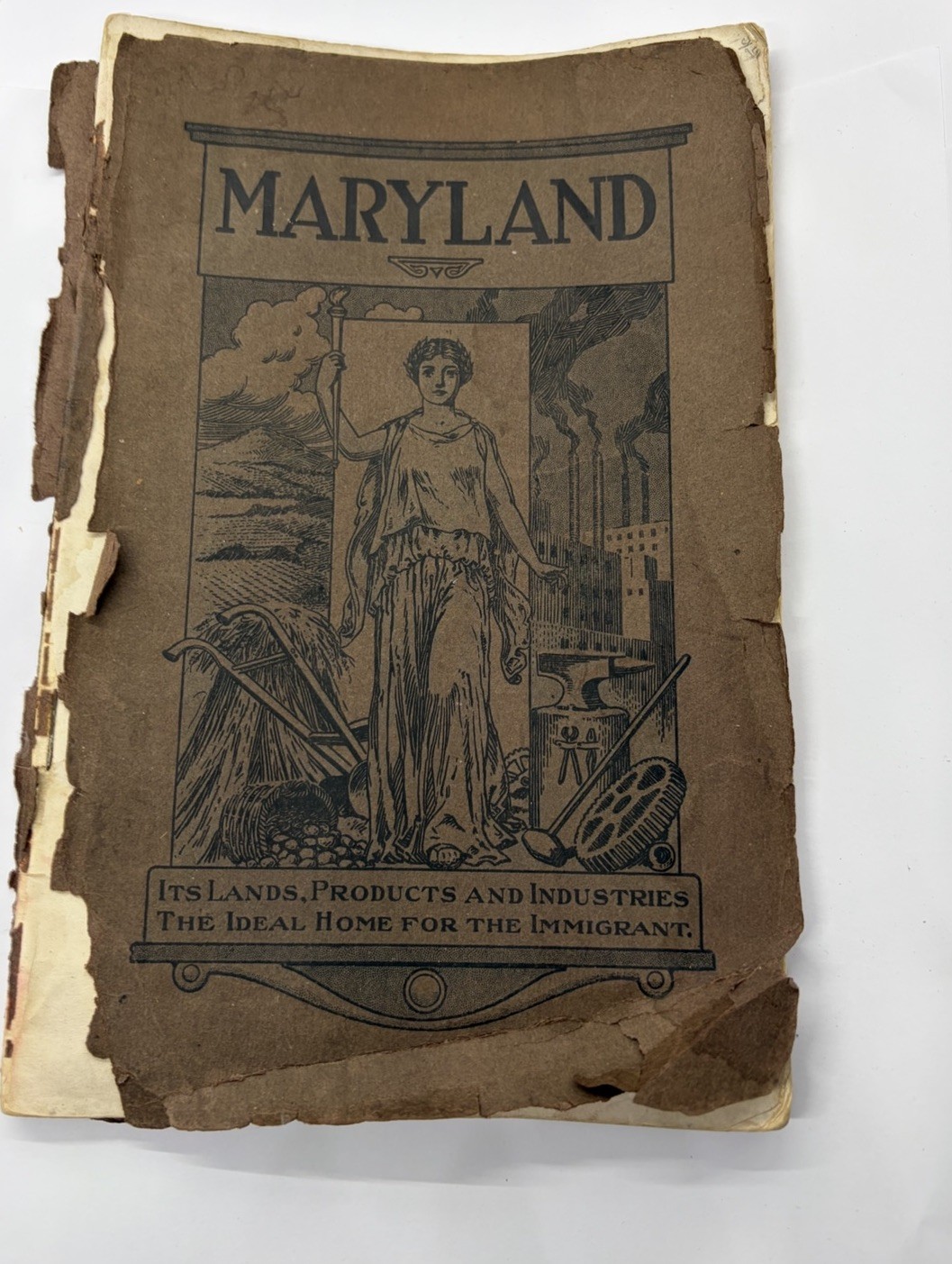 RARE 1913 Book MARYLAND: Its Lands, Products & Industries Ideal.. Antique