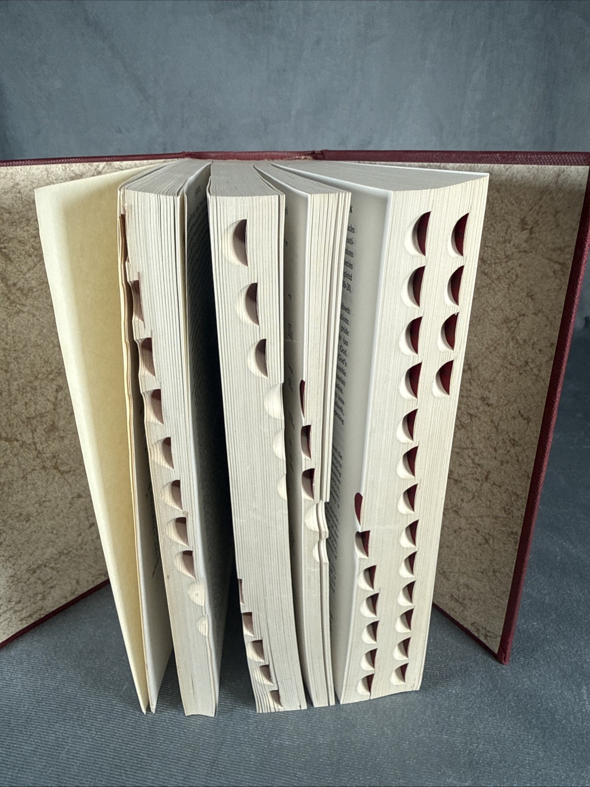 1966 Jerusalem Bible Doubleday Catholic Bible Thumb Indexed Hardcover Slipcase