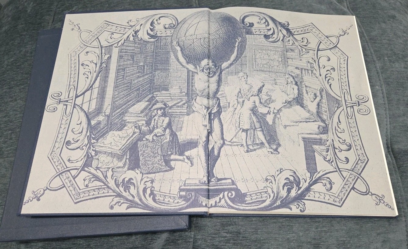 Folio Society Edward Gibbon’s Atlas Of The World 1991 Folio Society Slipcase VG