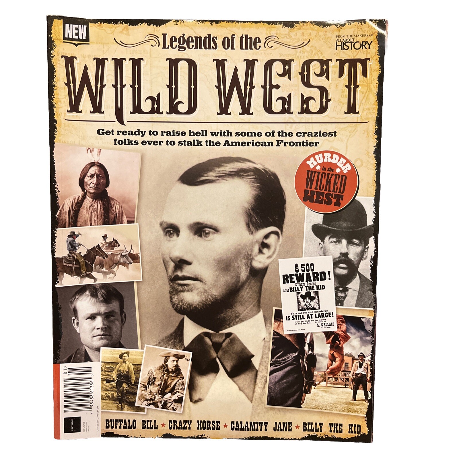 LEGENDS Of The WILD WEST All About History 130 Pages REWARD Murder In West 2024