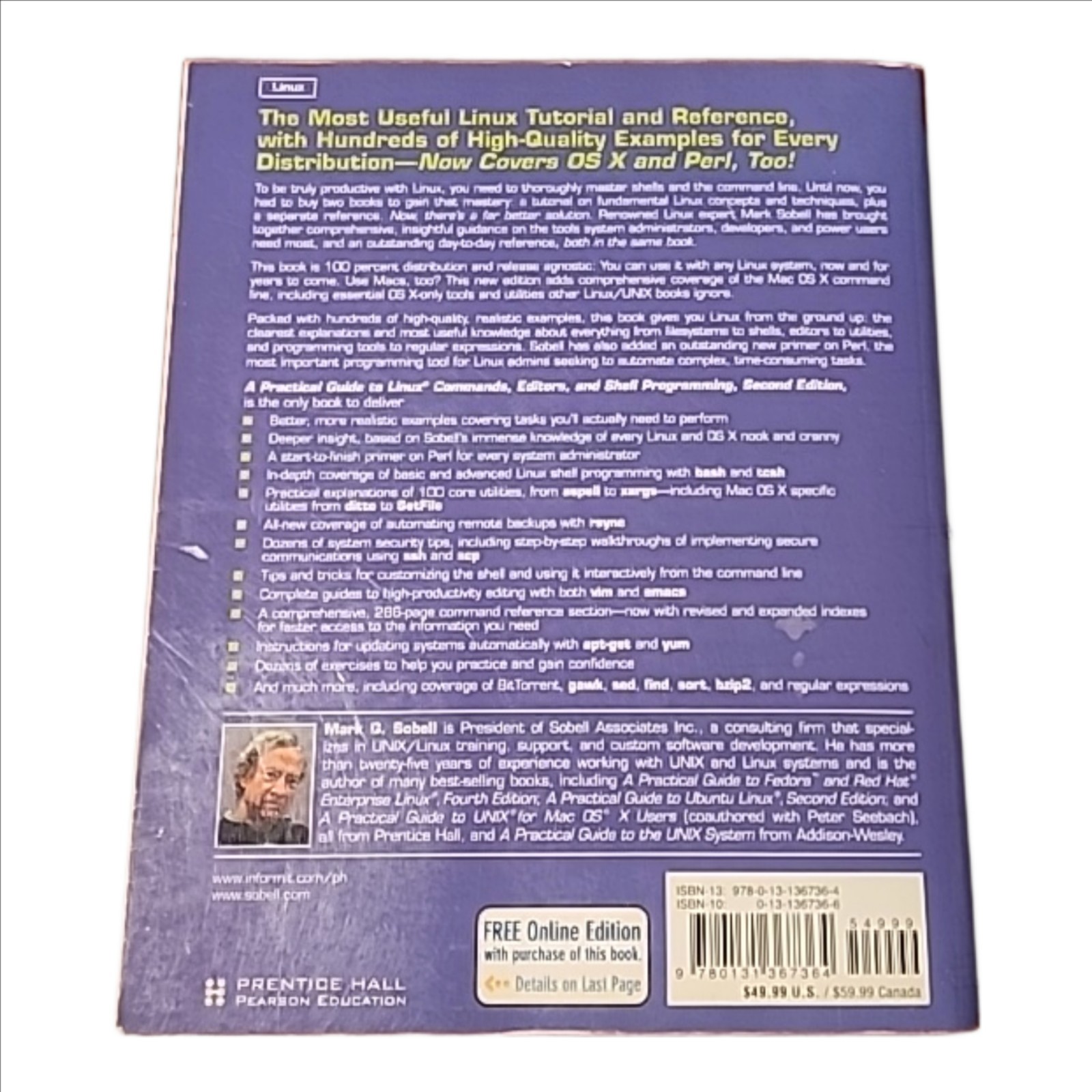 A PRACTICAL GUIDE TO LINUX(R) COMMANDS, EDITORS AND SHELL Mark G. Sobell 2010