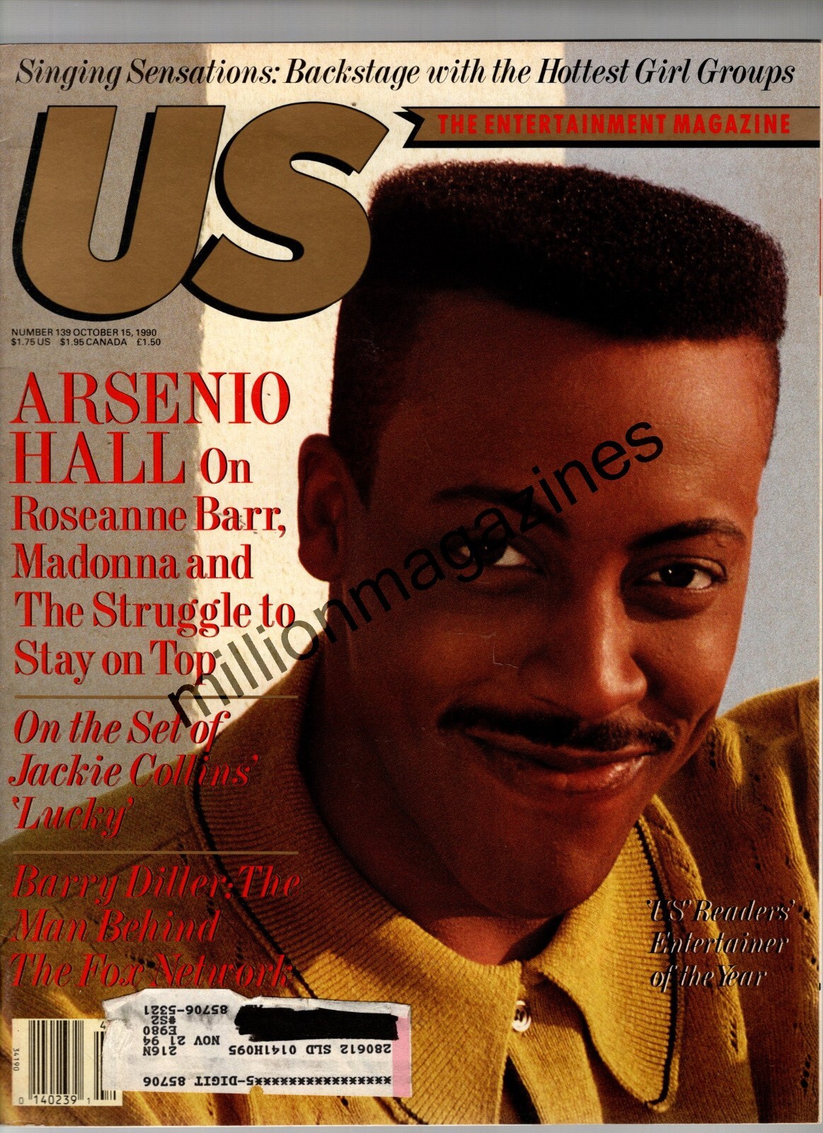 1990 US October 15 – Arsenio hall; Barry Diller; James Dean; Dylan McDermott