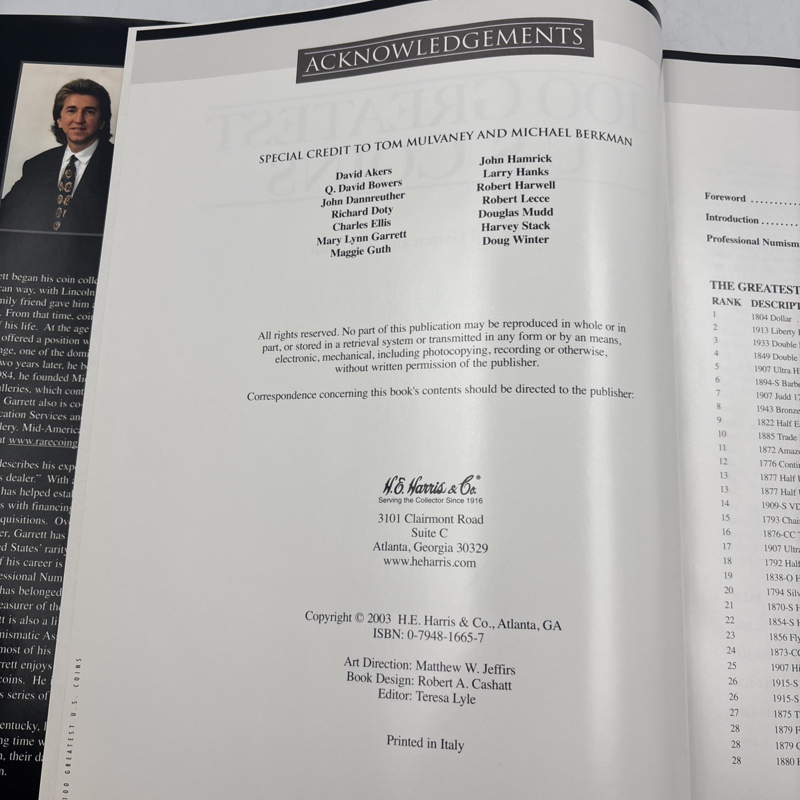 SIGNED AUTOGRAPHED 100 GREATEST U.S. COINS, 4TH EDITION By Jeff Garrett – HCDJ