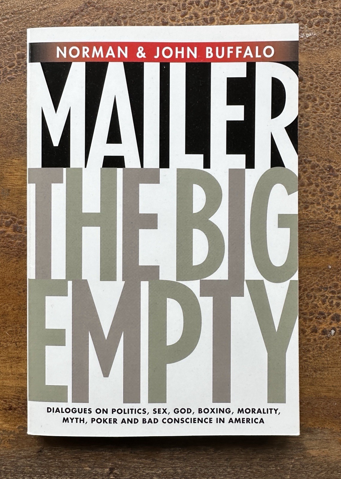 Norman Mailer / The Big Empty SIGNED by Norman & John Buffalo Mailer 2006 NEW