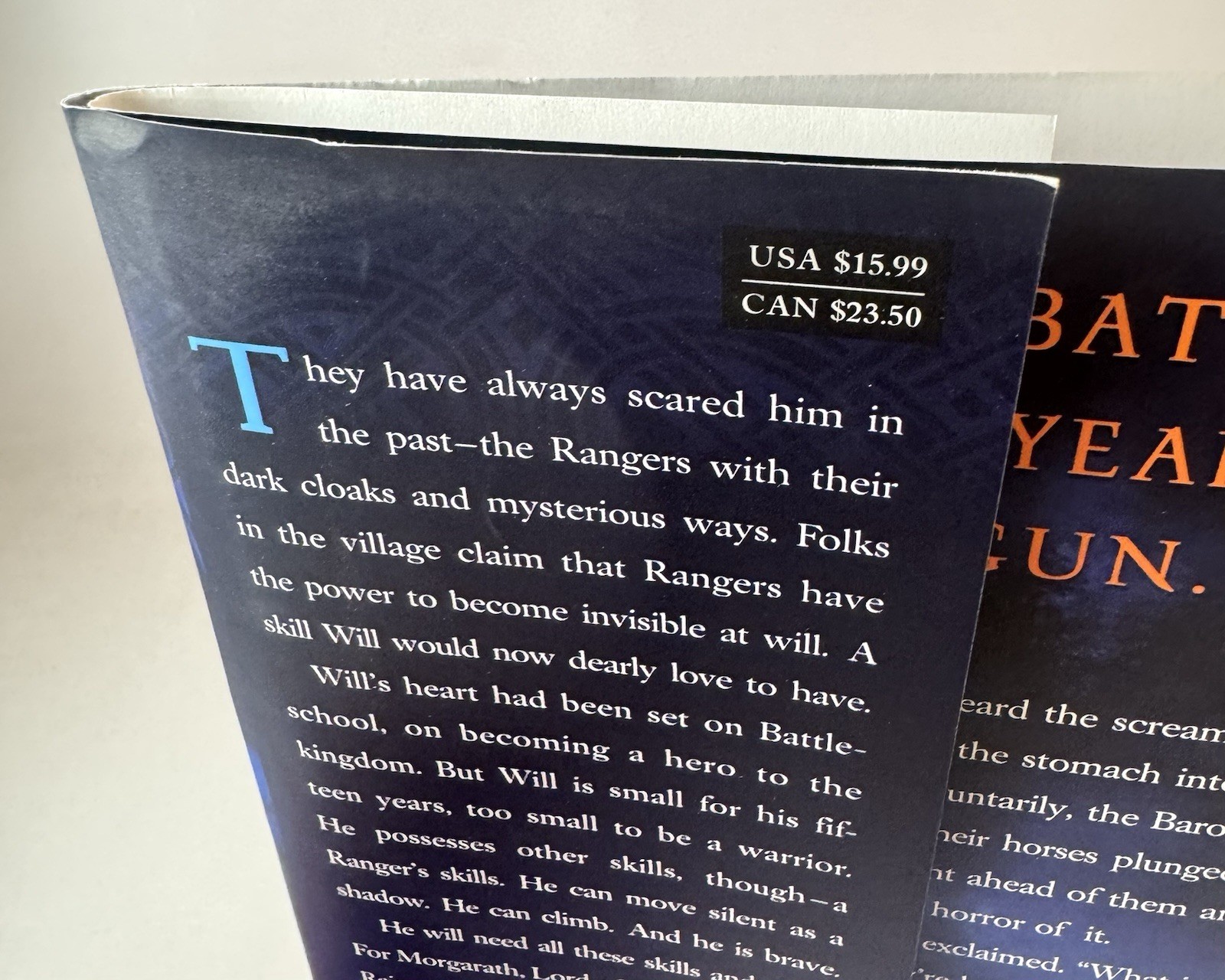 Ranger’s Apprentice-Bk 1-Ruins Gorlan-John Flanagan-SIGNED-1st Edition/7th-RARE!