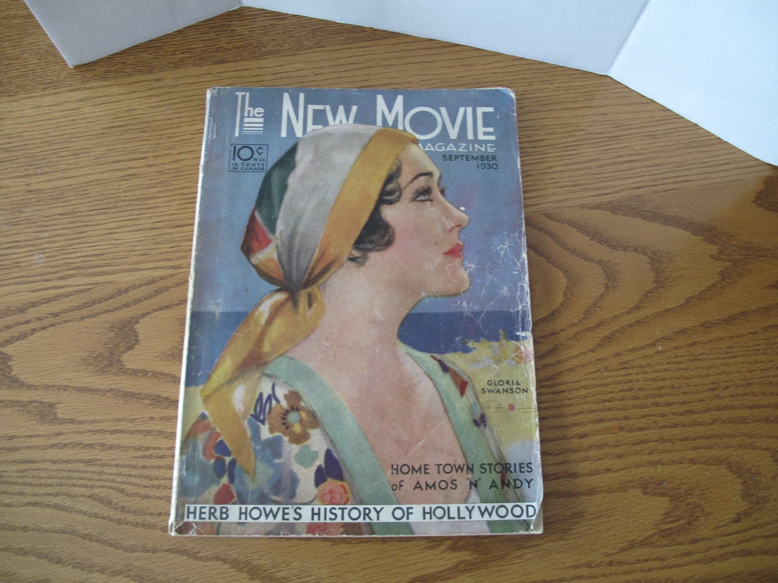 1930 THE NEW MOVIE MAGAZINE – GLORIA SWANSON COVER HOLLYWOOD 1930’s
