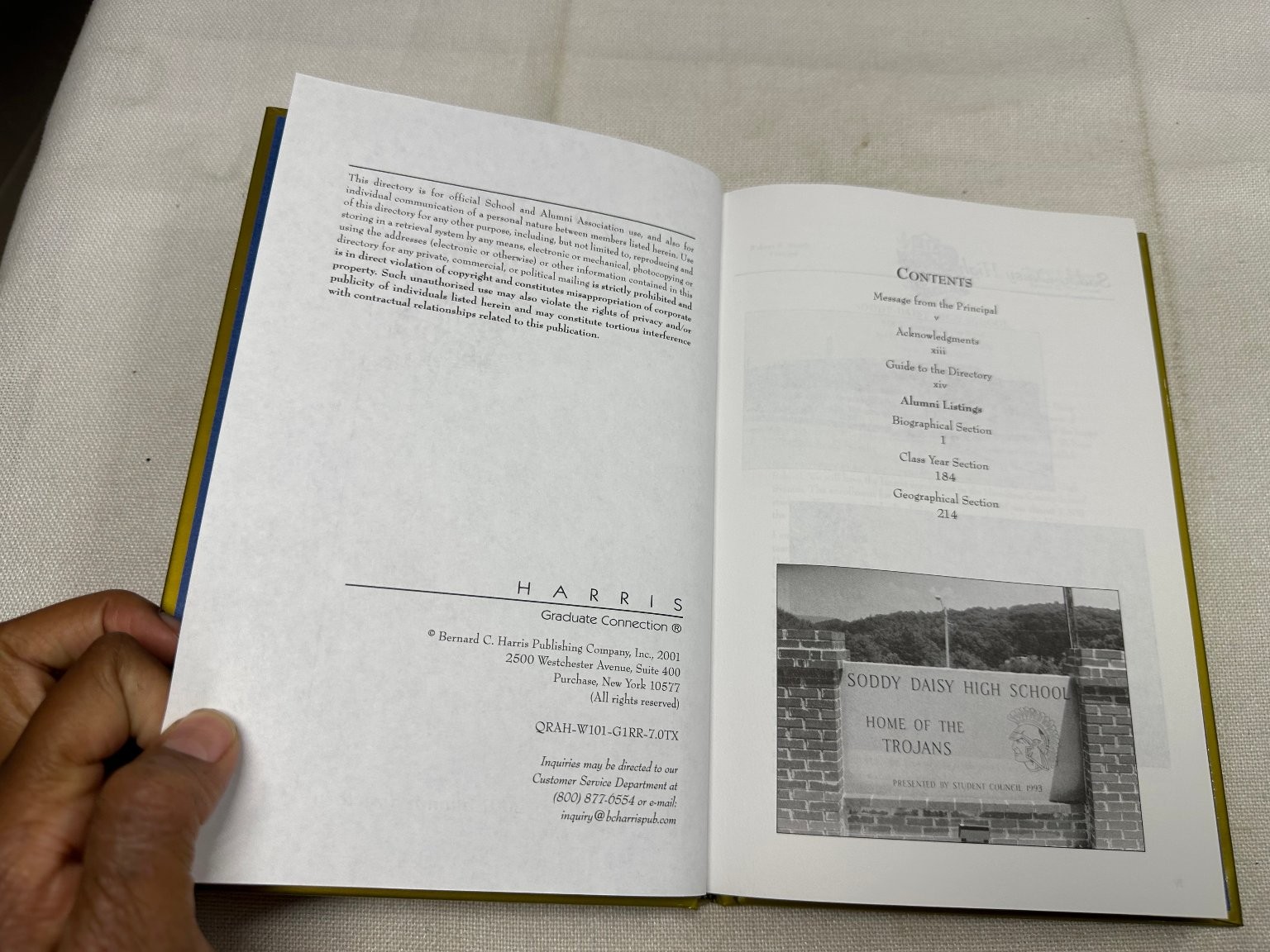 Soddy-Daisy High School 2001 Alumni Directory Harris Publishing Company