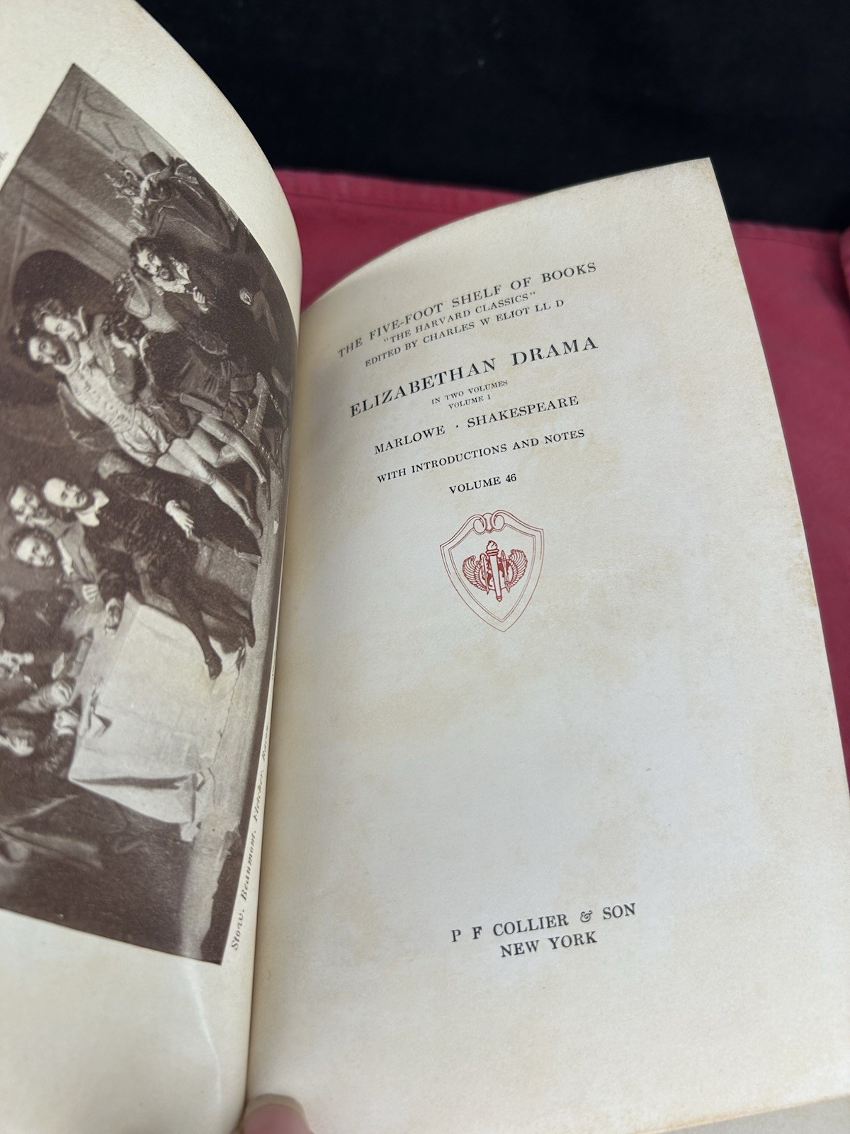 1910 Red Harvard Classics Five Foot Shelf of Books Individual Book Choice 46