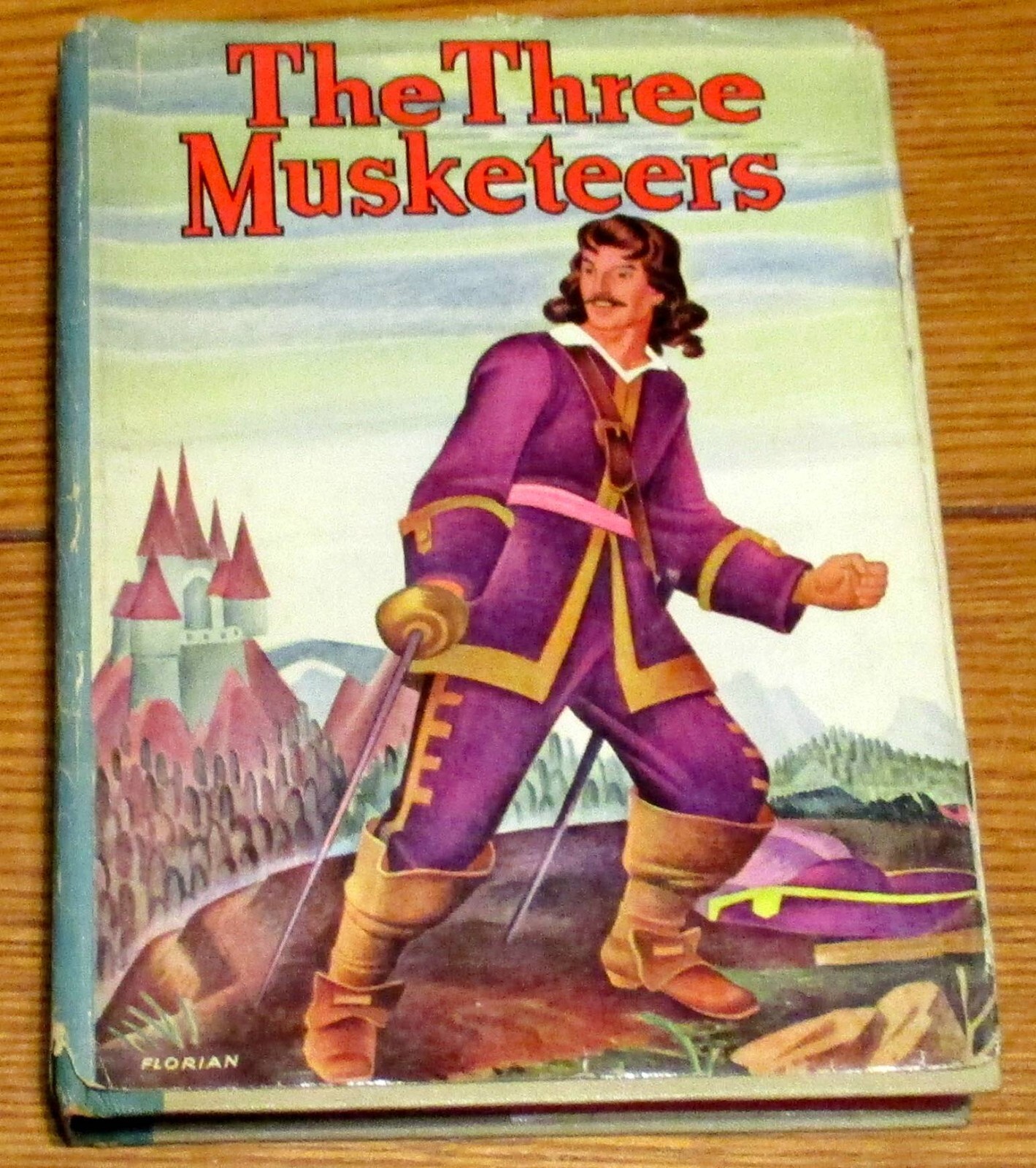 1946 The Three Musketeers Alexandre Dumas H/C D/J 237 Pages Whitman Pub.