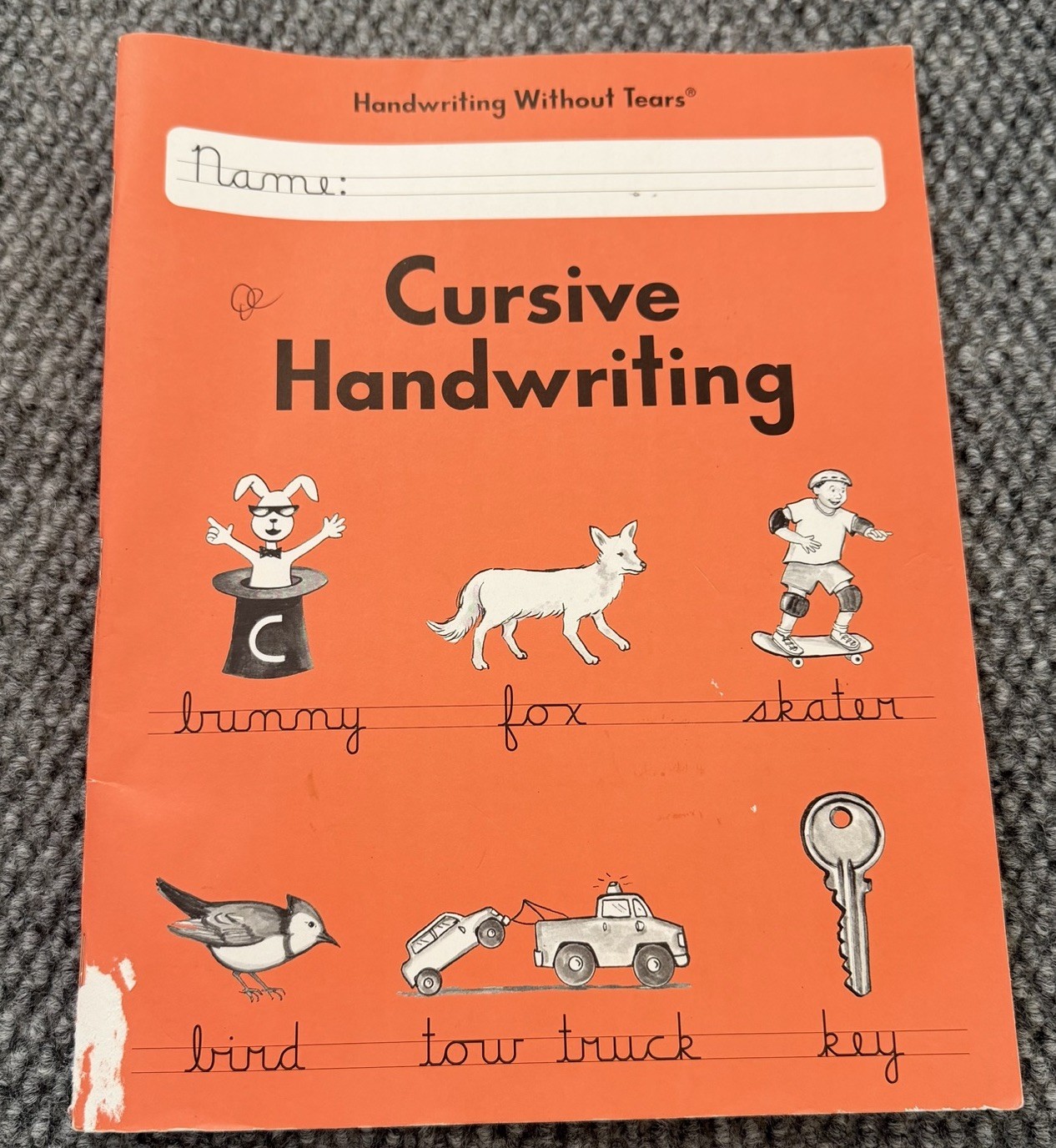 Jan Olsen Hand Writing Wiyhoig Tears Student Book Cursive Homeschool