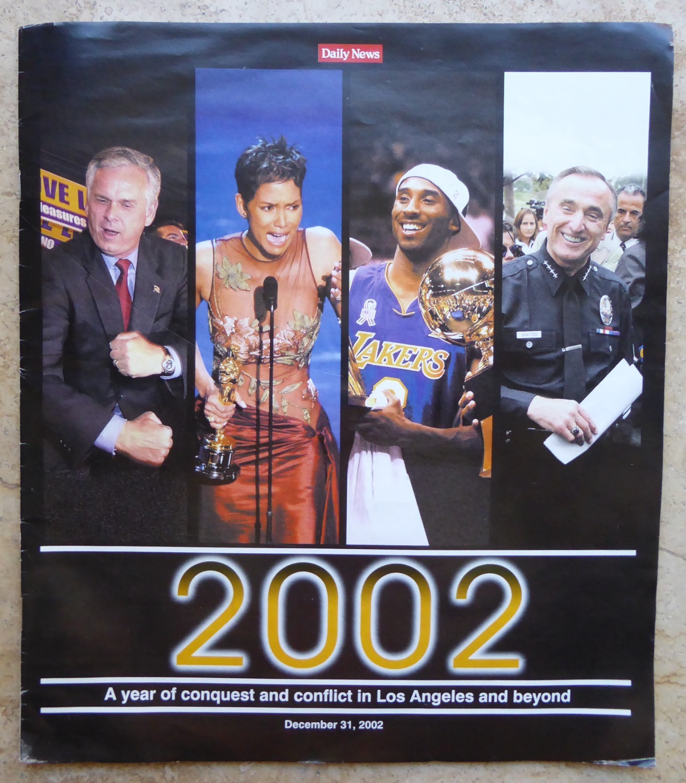 DAILY NEWS DECEMBER 31, 2002 MAGAZINE A YEAR OF CONQUEST & CONFLICT Los Angeles