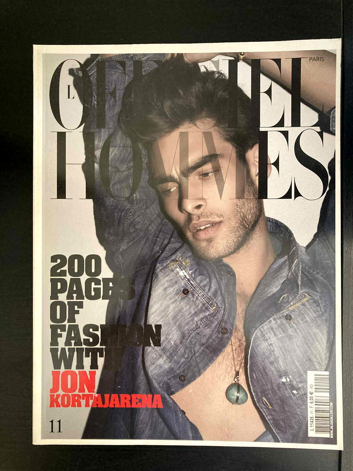 l’officiel homme magazine 200 PAGES OF FASHION WIT JON KORTAJARENA No 11 2008