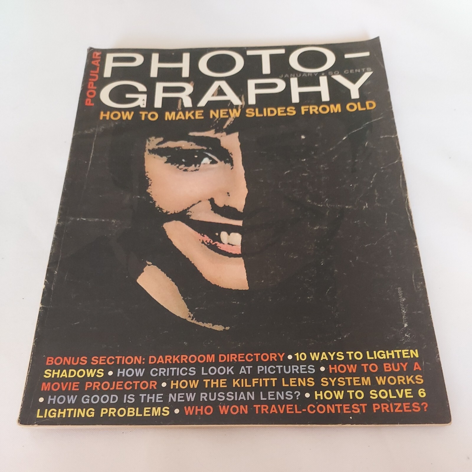 1964 January, Popular Photography Magazine, Make New Slides From Old (CP289)
