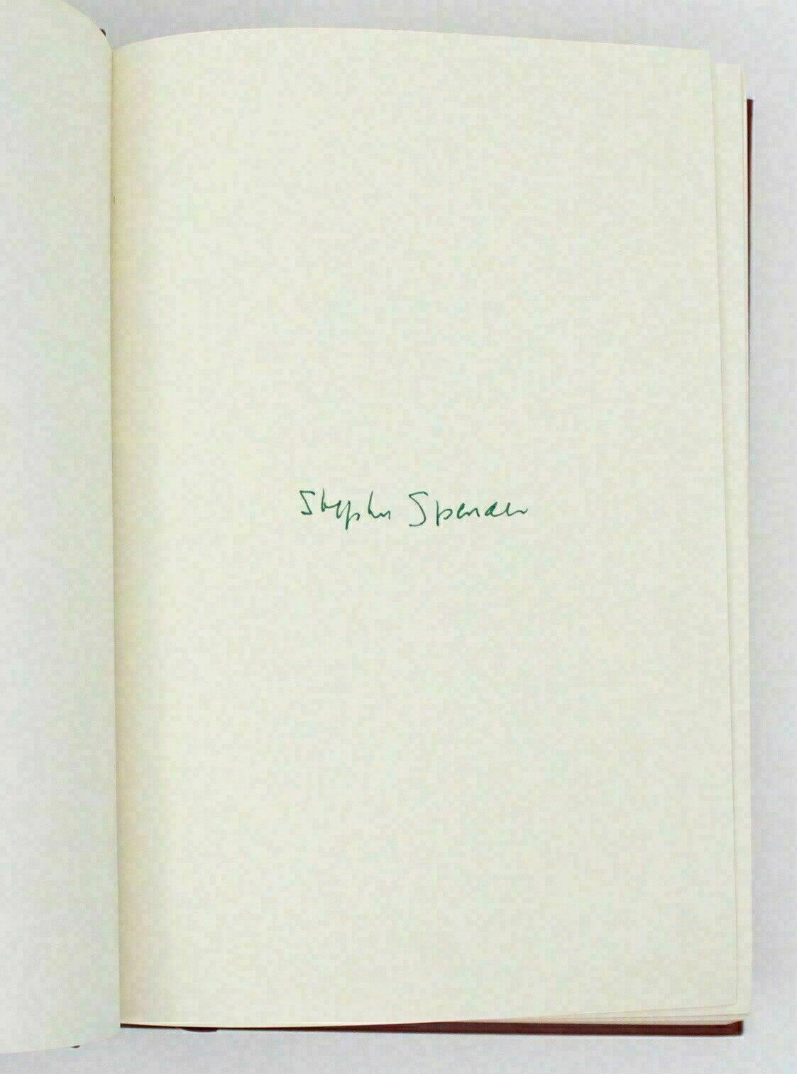 Signed Stephen Spender 1st Edition/1st Printing LEATHER Journals 1939-1983 Poet