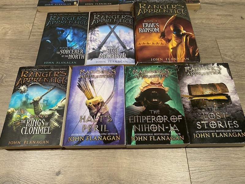 THE RANGER’S APPRENTICE by John Flanagan 1, 2, 3, 4, 5, 6, 7, 8,9,10 & 11