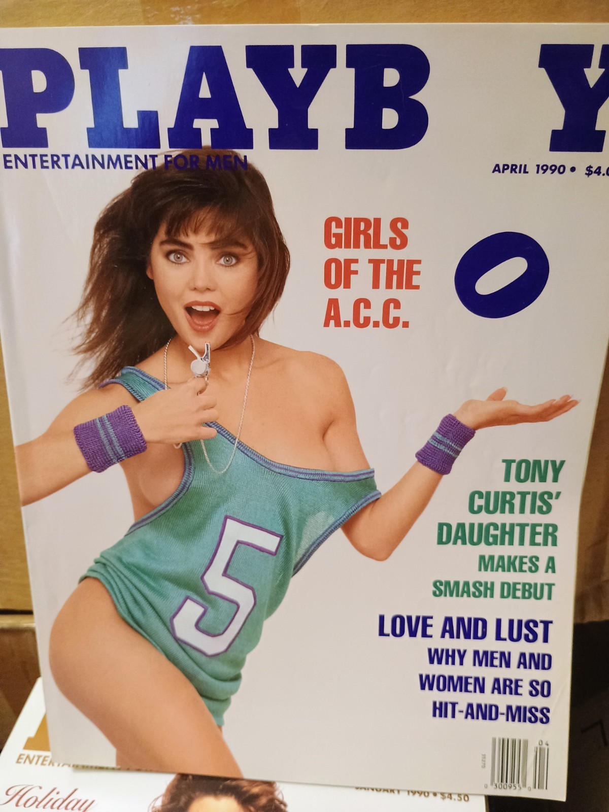 PLAYBOY MAGAZINE April 1990 with LISA MATTHEWS and THE GIRLS OF A.C.C.