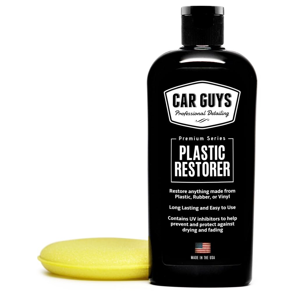Plastic Restorer Trim Protectant Ceramic Finish Interior Exterior 8 Oz Applicato