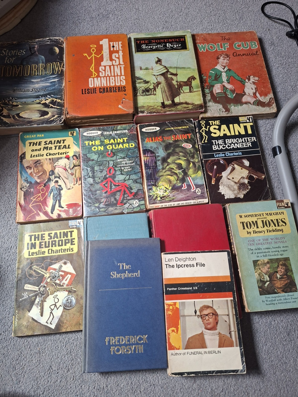 A Collection Of Vintage Books, Hardbacks And Paperbacks, The Saint Books Etc.