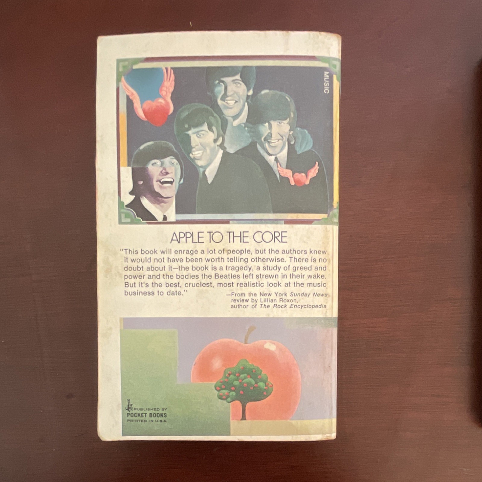 Lot of 2 Beatles Paperback Books: Apple to the Core + New Beatles Up to Date