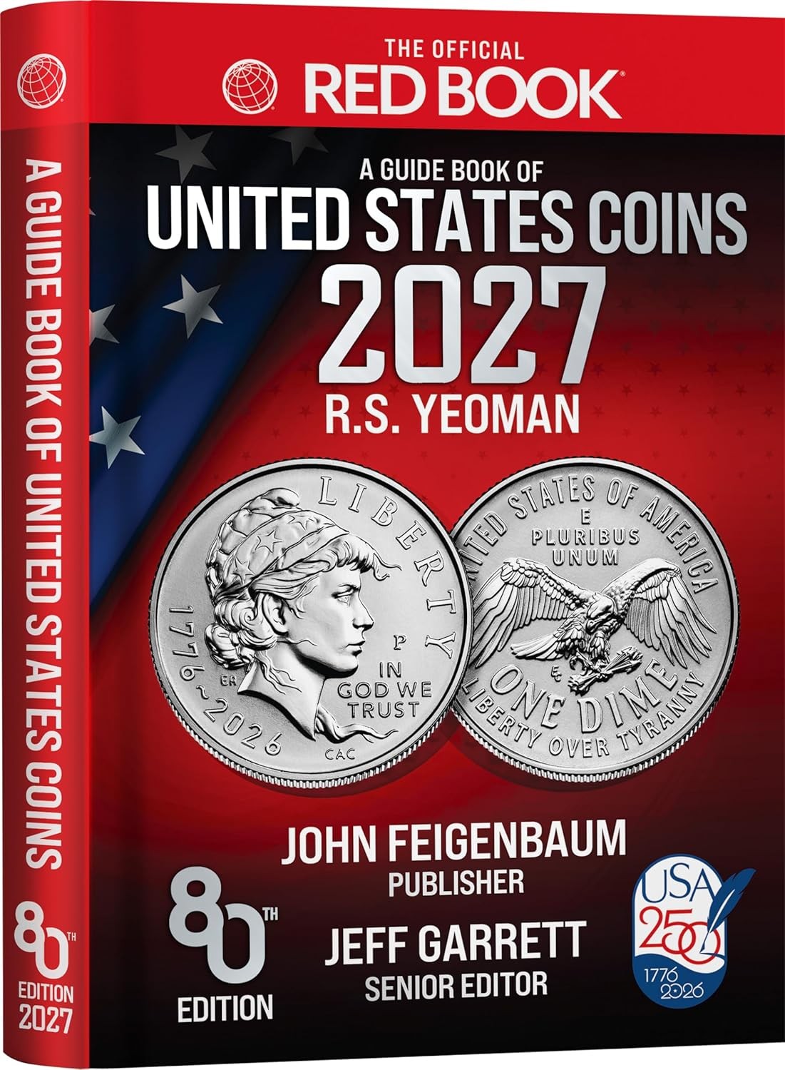 A Guide Book of United States Coins Red Book 2027 Hardcover by Jeff Garrett