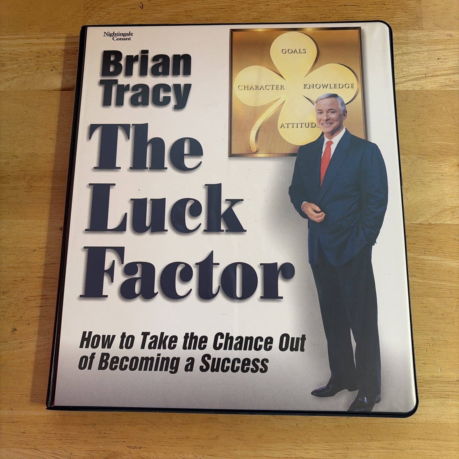 Brian Tracy The Luck Factor Success Cassette Tapes Nightingale Set Vintage