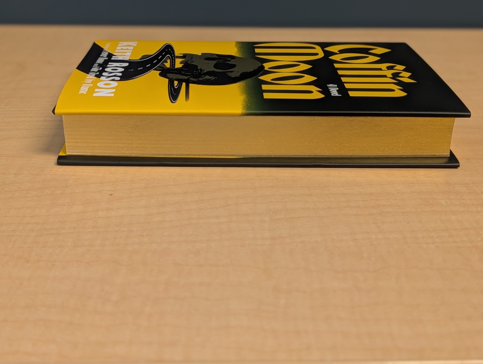 🧛Keith Rosson COFFIN MOON Deluxe SIGNED & NUMBERED Black Crow Books Gilded Edge