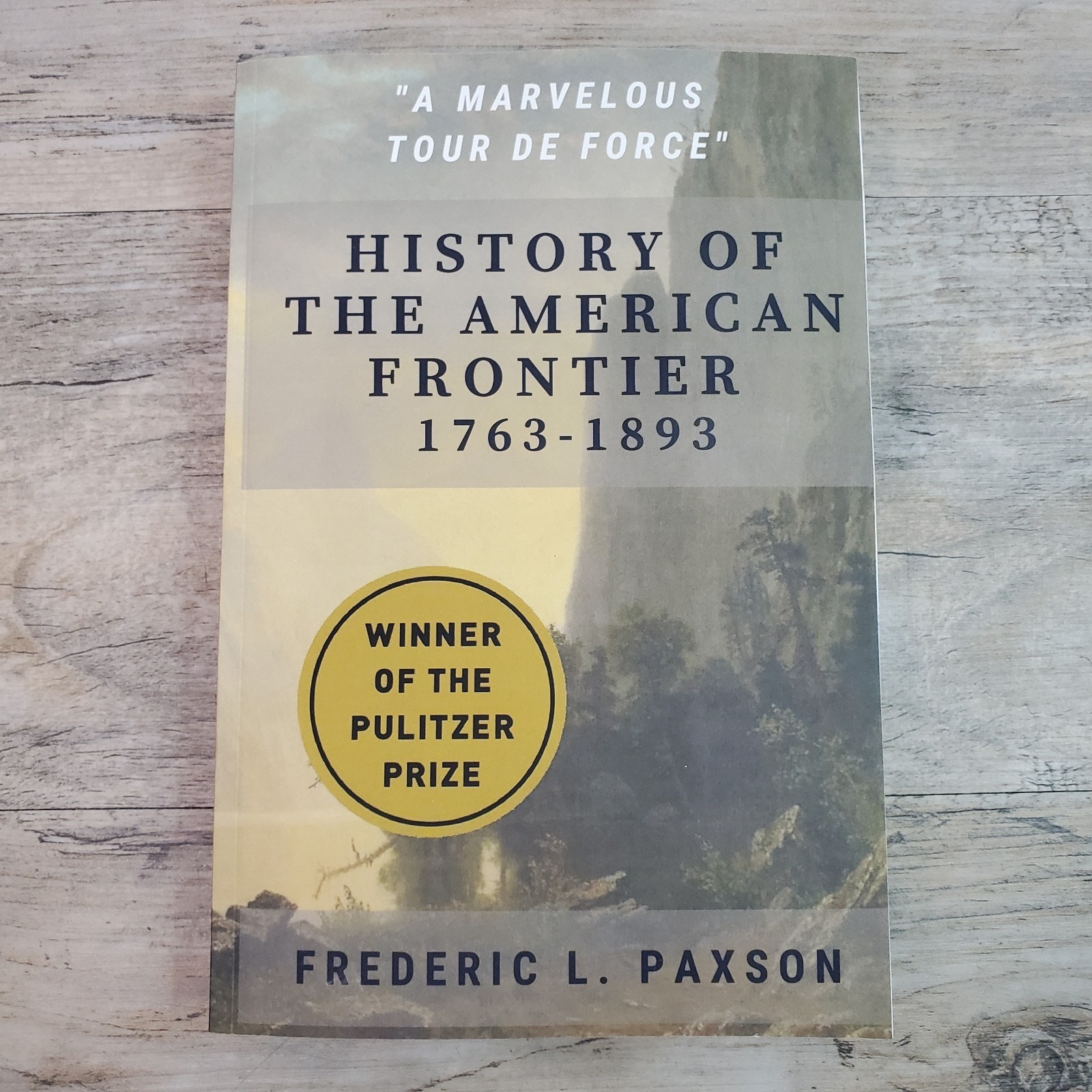 History of the American Frontier – 1763-1893, Paxson, Frederic Paperback
