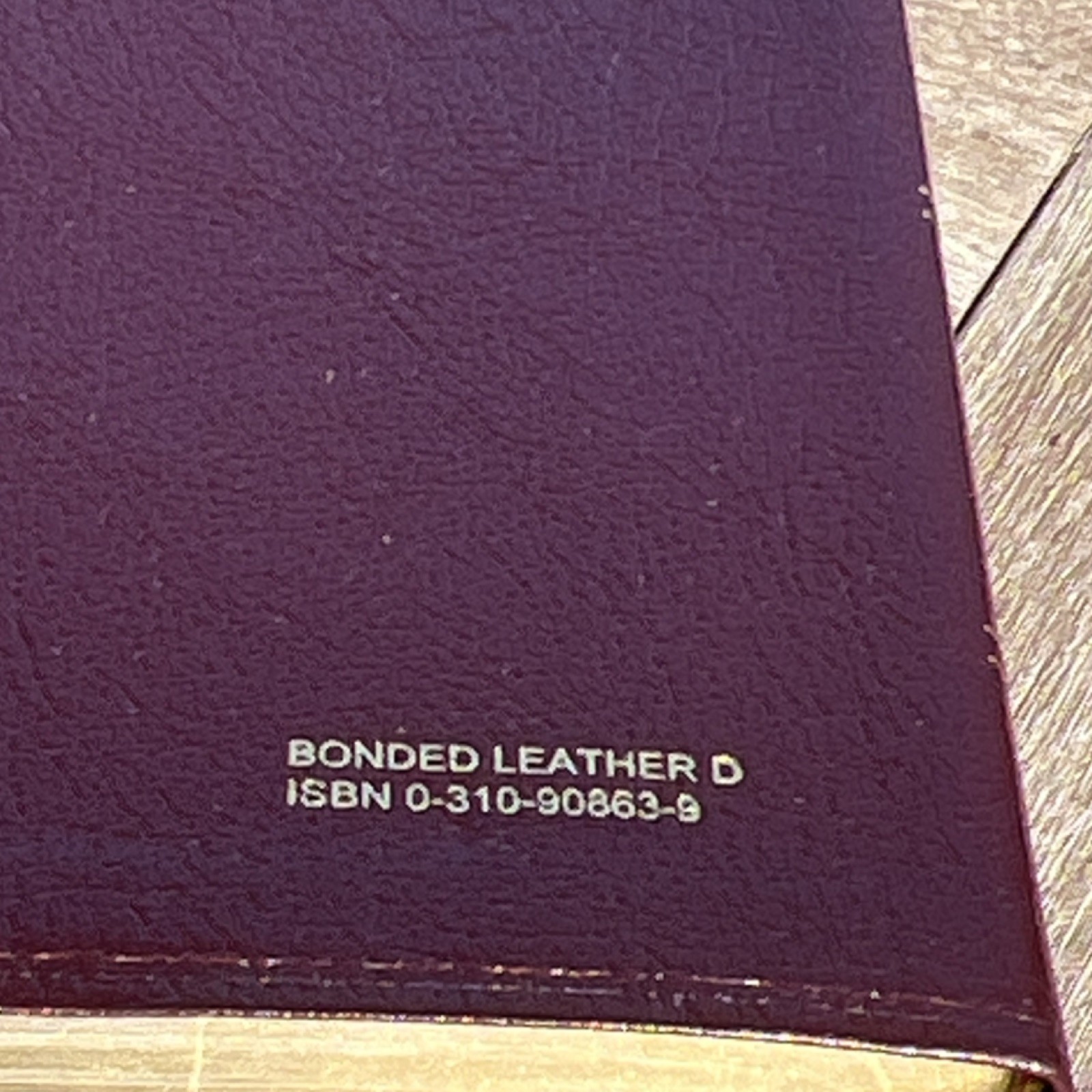 Zondervan NIV Prophecy Marked Reference Study Bible Bonded Leather Jeffrey