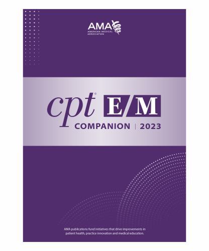 E/M Companion 2023 – 9781640162761, paperback, American Medical Association
