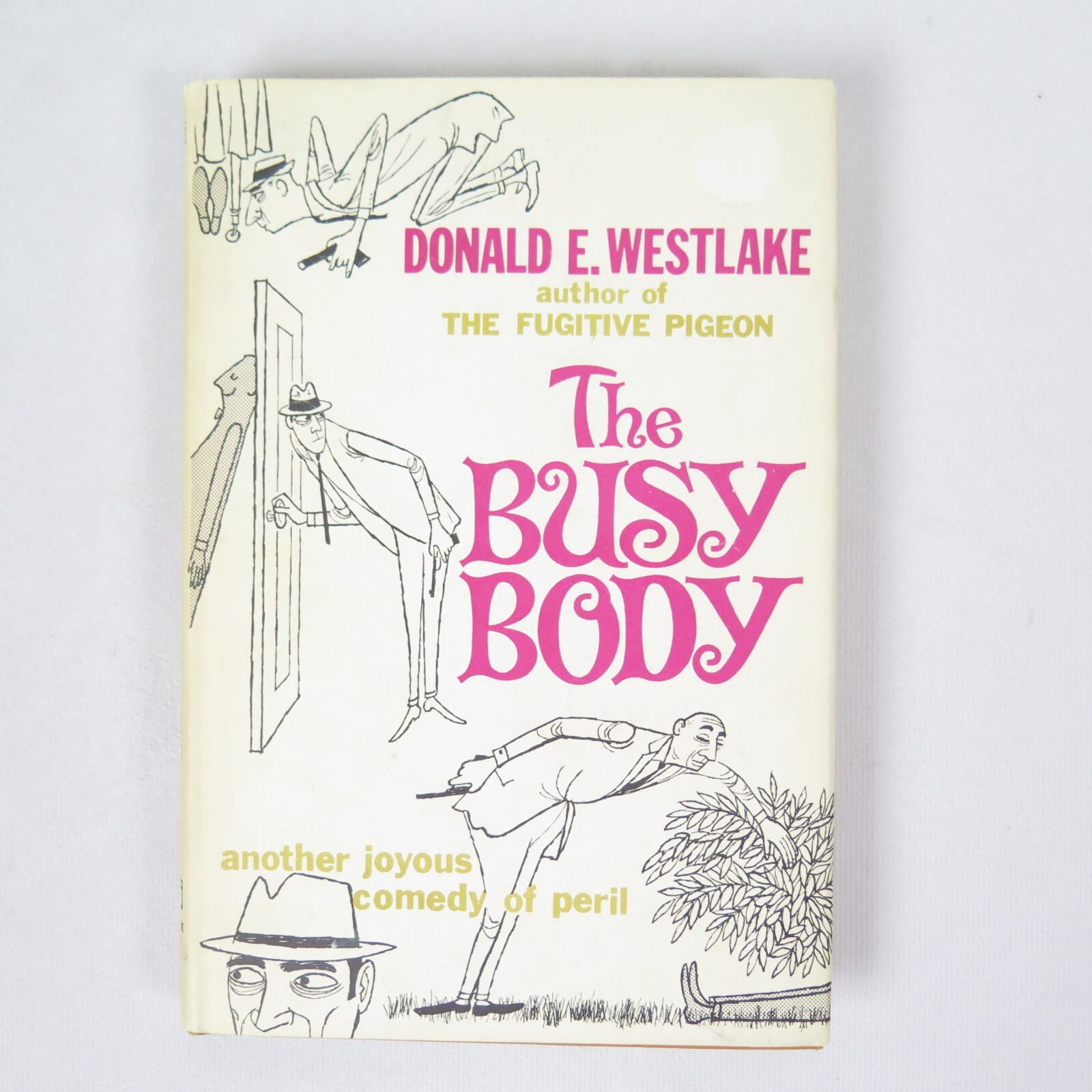 Th Busy Body Book by Donald E Westlake Random House 1966 Hard Cover DJ Crime