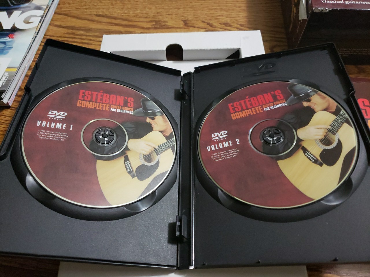 Esteban’s Complete Guitar Course for Beginners Includes 2 DVD’s And Course Book