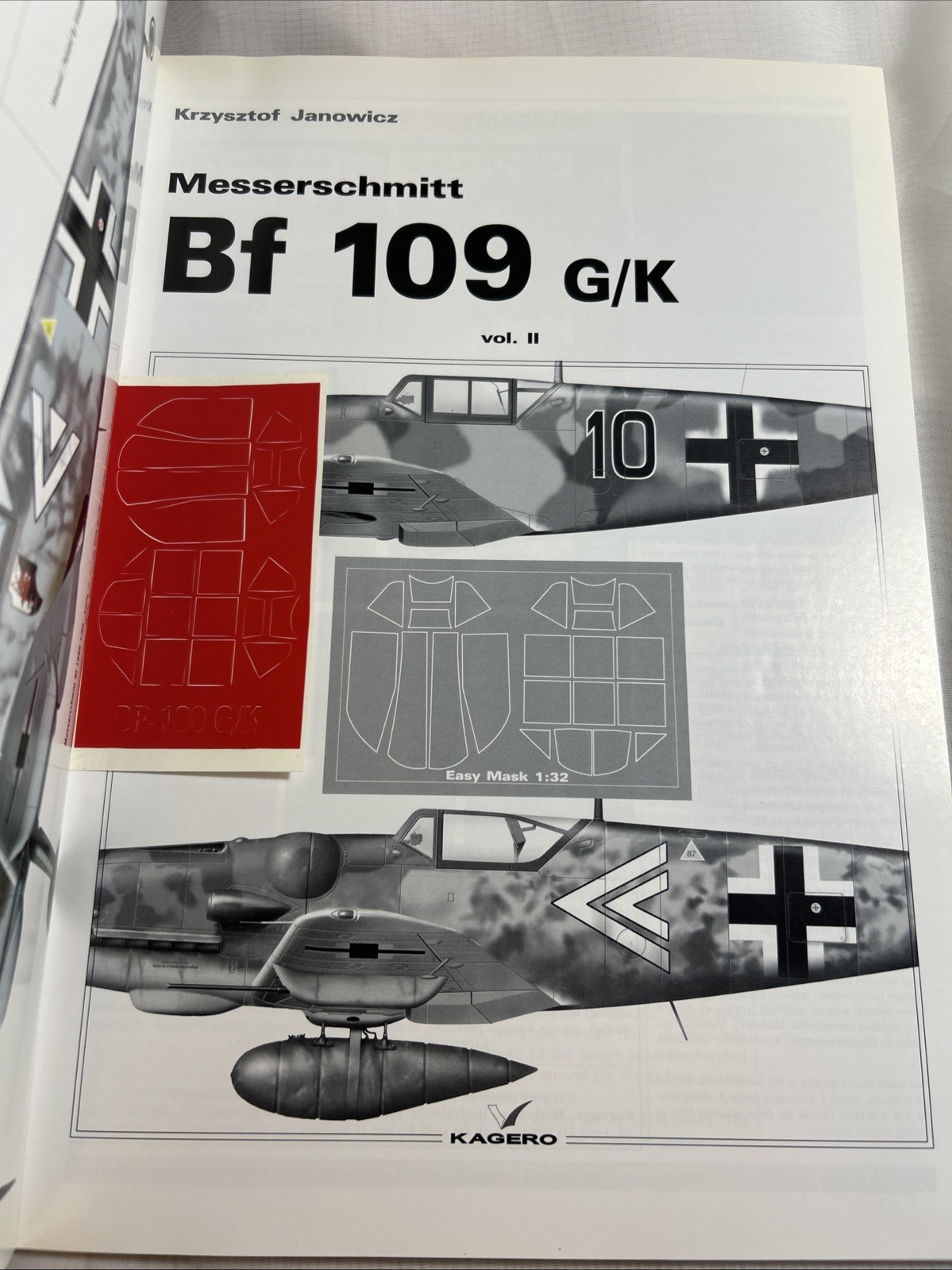 Messerschmitt Bf 109 G/K Vol II. Krzysztof Janowicz, Polish/English, with mask