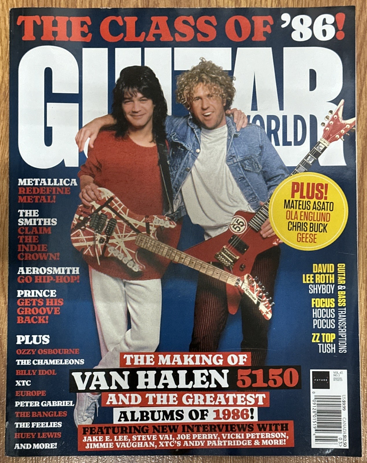 GUITAR WORLD Magazine MARCH 2026 The Class Of 86 VAN HALEN