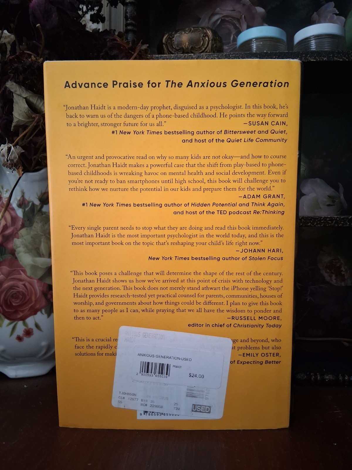 The Anxious Generation by Jonathan Haidt Criminology Psychology Required Reading