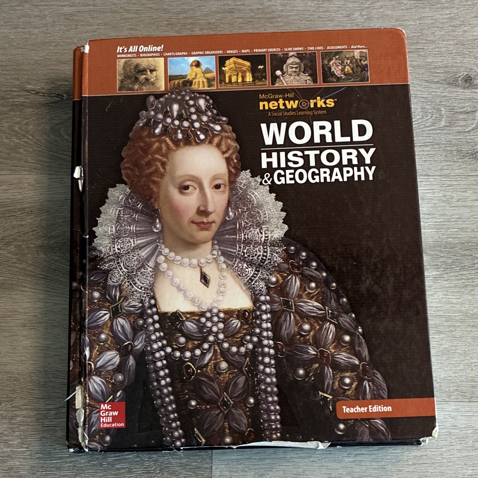 McGraw-Hill Networks World History & Geography Teacher’s Edition HC Textbook