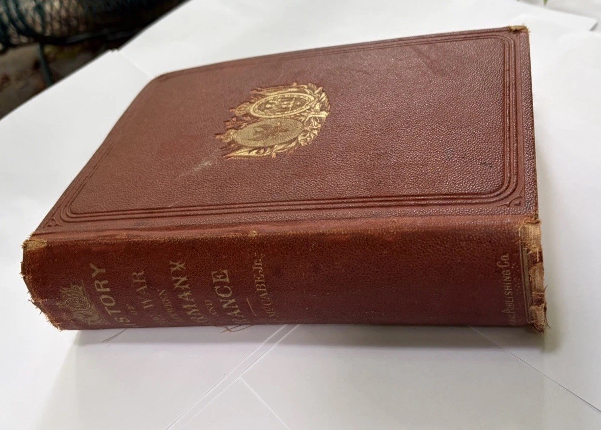 James D. McCabe Jr. History Of The War Between Germany & France Antique 1871 Map