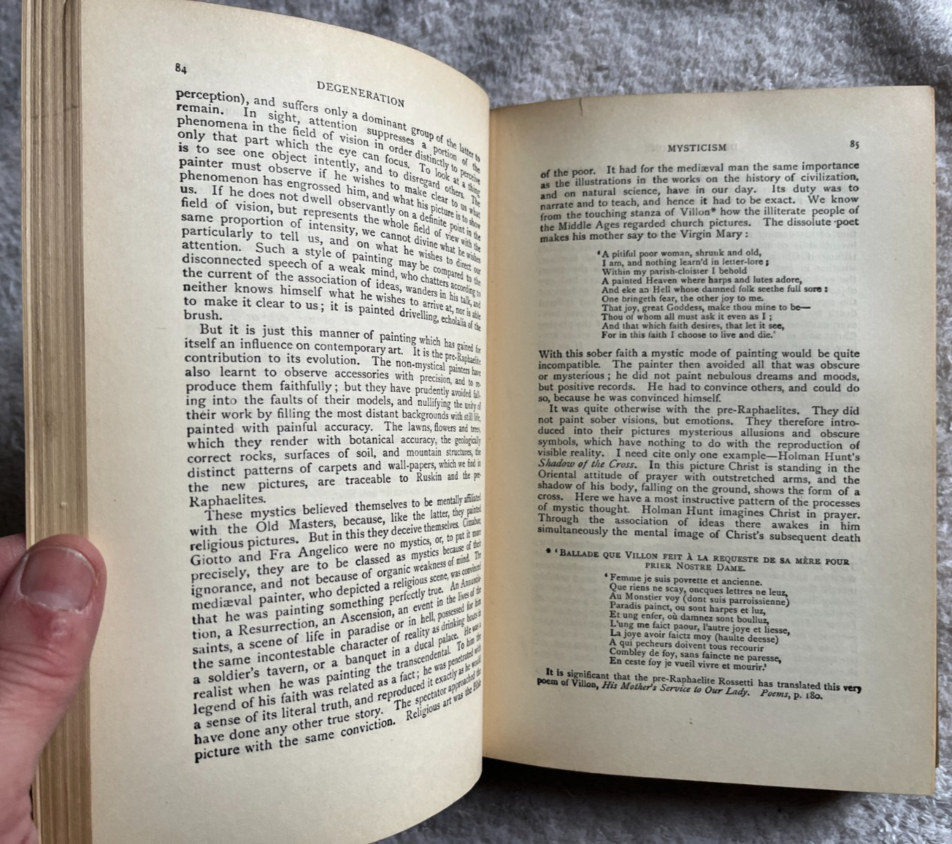 Degeneration book Max Nordau 1905 degerate art mysticism philosophy society ills