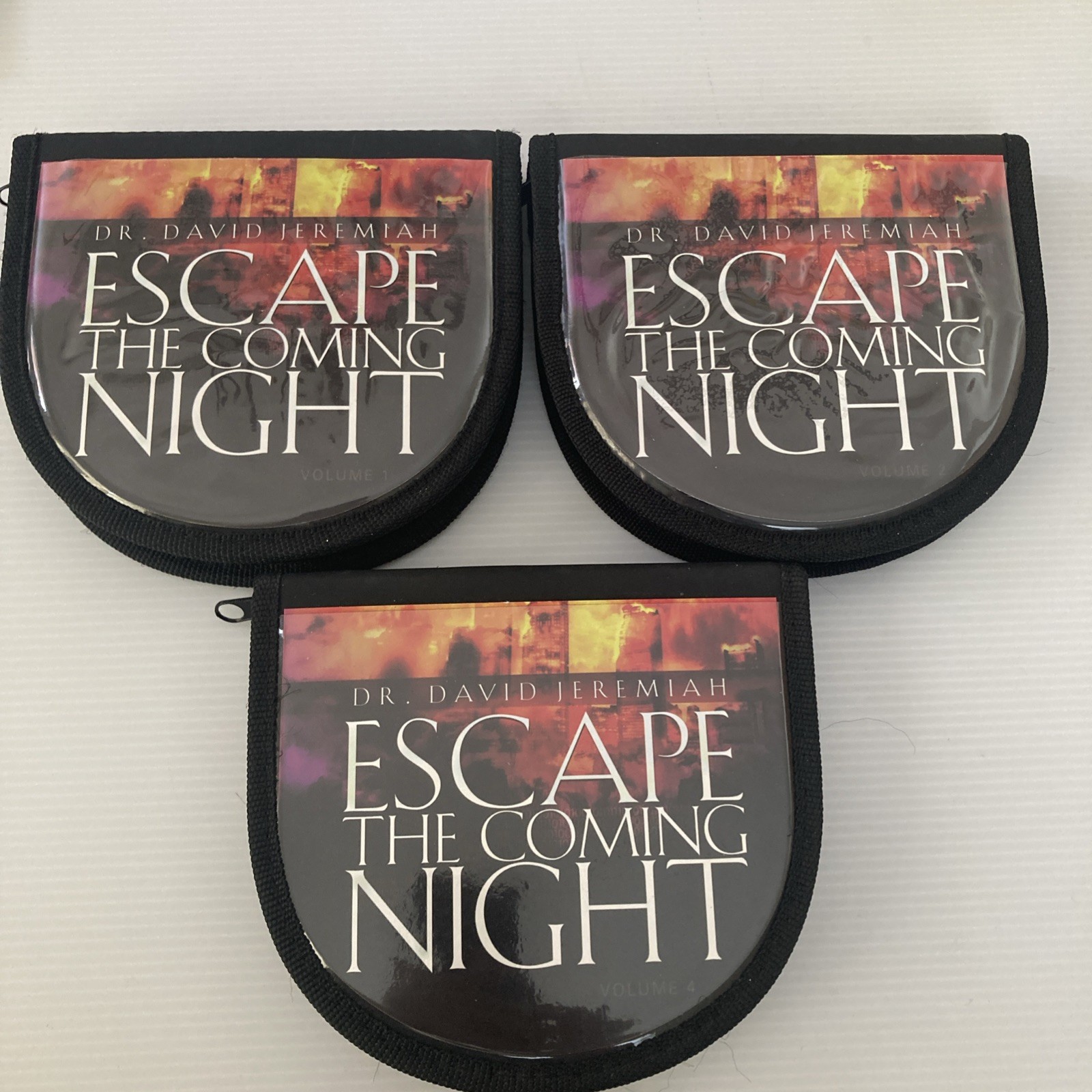 ESCAPE THE COMING NIGHT CD, Dr David Jeremiah Volumes 1 2 & 4 – Missing Vol 3