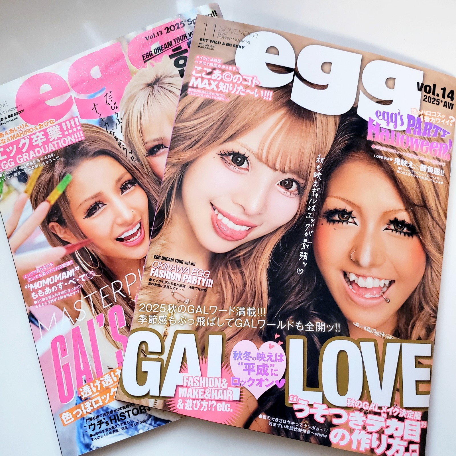 egg Magazine 2 Issues Set GAL Fashion Makeup Japan