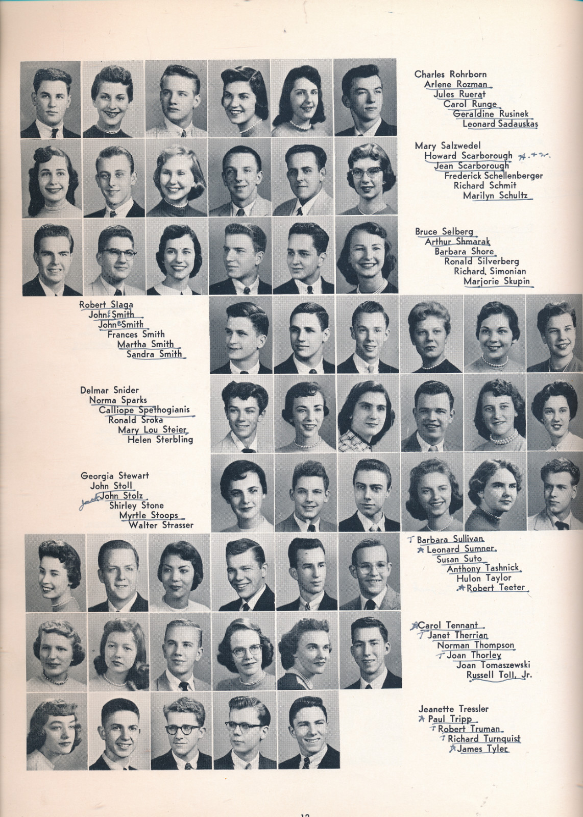 Detroit MI Mackenzie High School yearbook June 1956 Michigan Stag