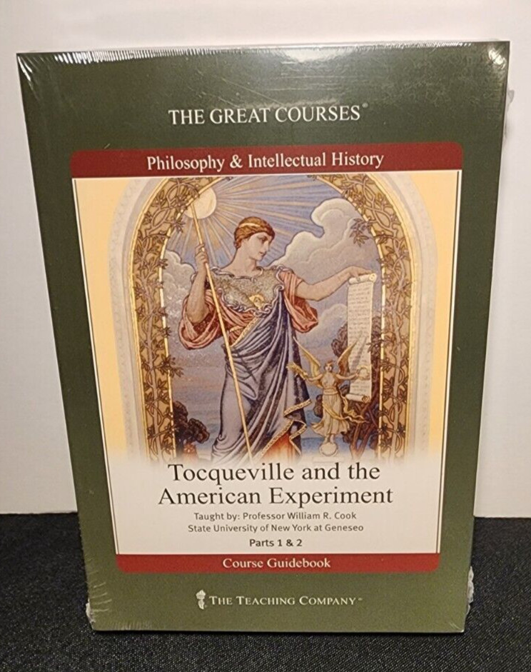 Tocqueville & the American Experiment (Book /2 DVD’s) Great Courses NEW SEALED