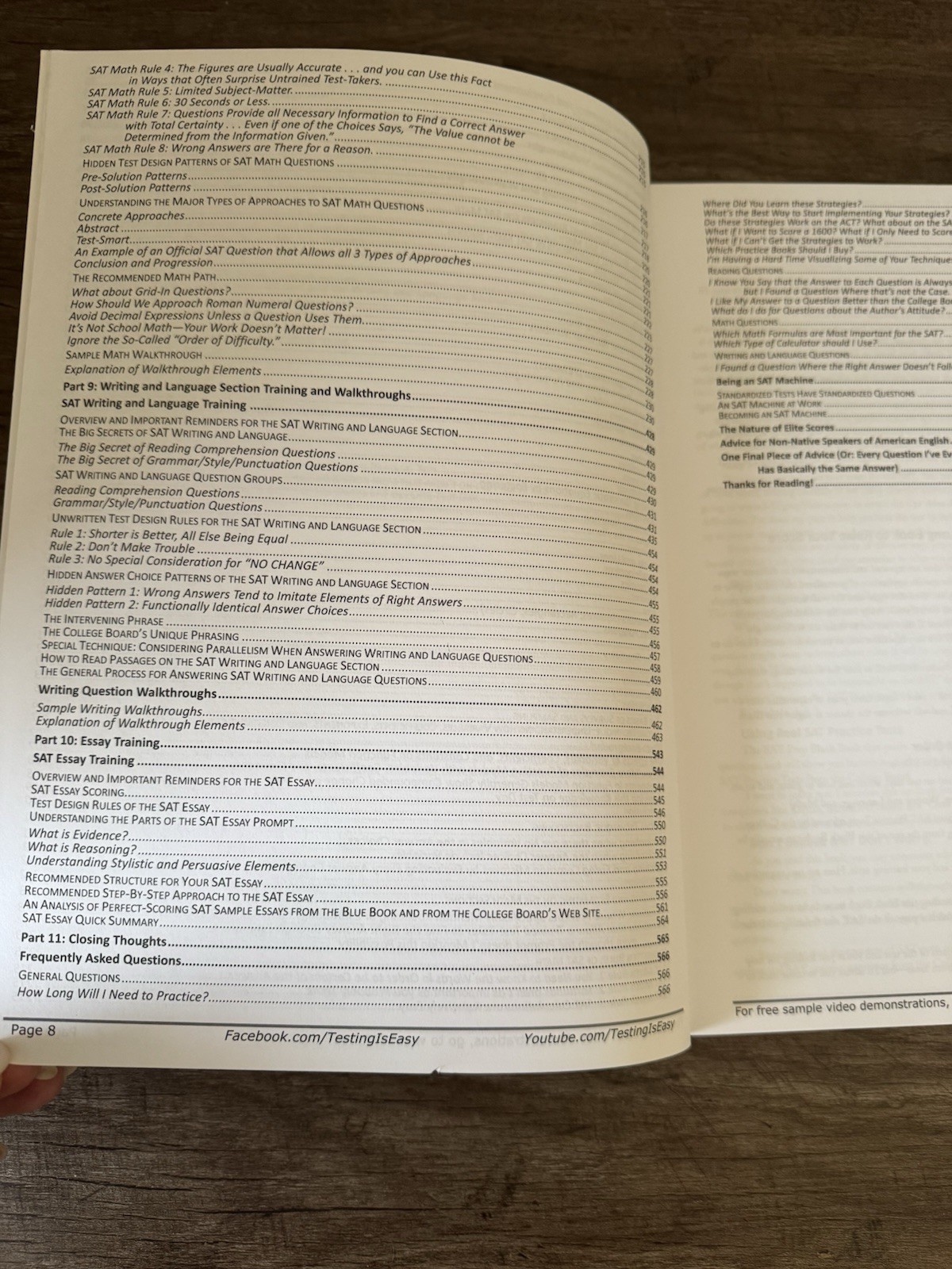 SAT Prep Black Book Second Edition Study Guide by Mike Barrett 568 Pages